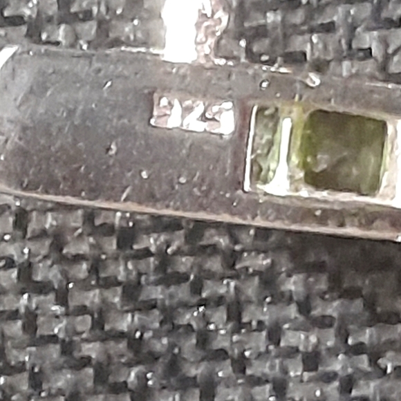 August Peridot Sterling Silver Birthstone Tennis Bracelet - Picture 3 of 3